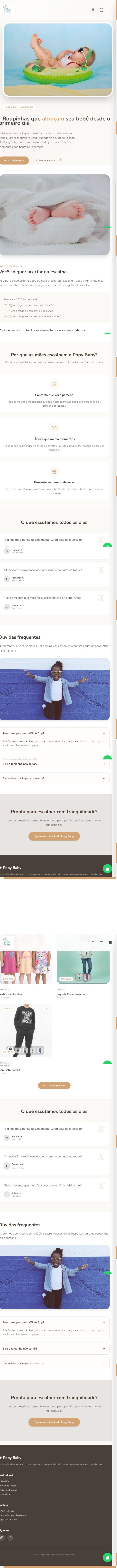 Captura mobile real de Popy Baby